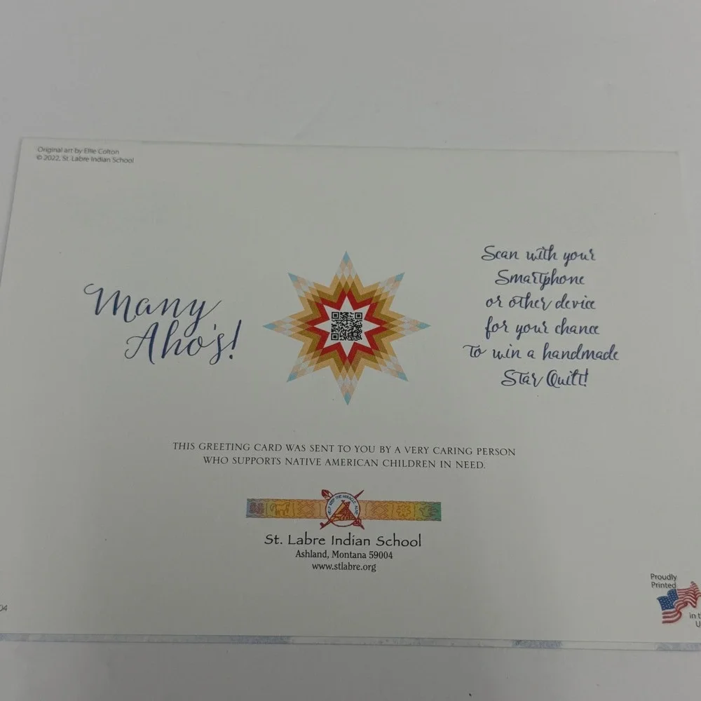 St. Labre/Joseph's‎ Indian School Lot of 18 Christmas Cards Native American Art